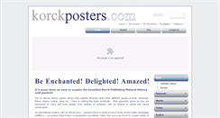 Desktop Screenshot of korckposters.com